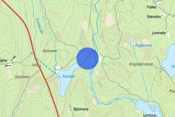 Kumla älv 13 augusti 07:16, Sammanfattning natt, Örebro län