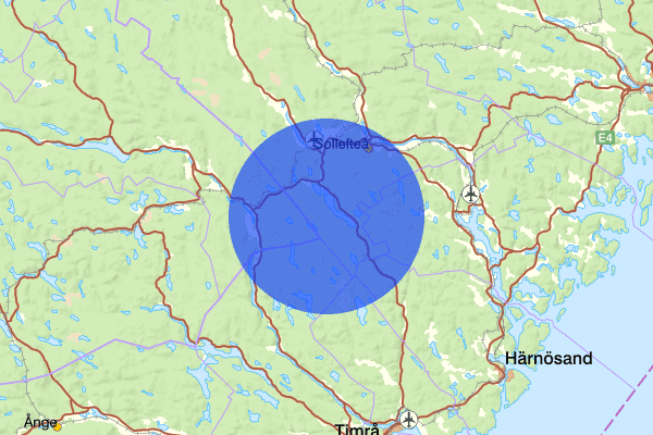 Graninge distrikt 13 augusti 08:56, Inbrott, Sollefteå