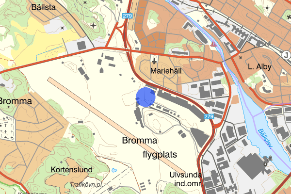 Bromma flygplats 13 augusti 16:04, Knivlagen, Stockholm