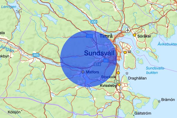 Selångers distrikt 14 augusti 10:59, Skadegörelse, Sundsvall