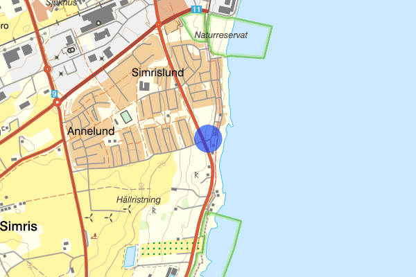 Branteviksvägen 18 augusti 15:10, Trafikolycka, Simrishamn