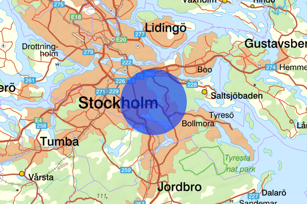 Skarpnäcks stadsdelsområde 19 augusti 03:25, Detonation, Stockholm