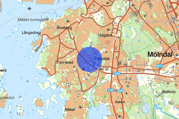 Frölunda Torg 21 augusti 10:08, Våld/hot mot tjänsteman, Göteborg