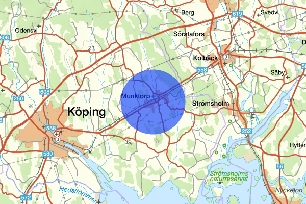 Munktorp 22 augusti 00:12, Stöld/inbrott, Köping