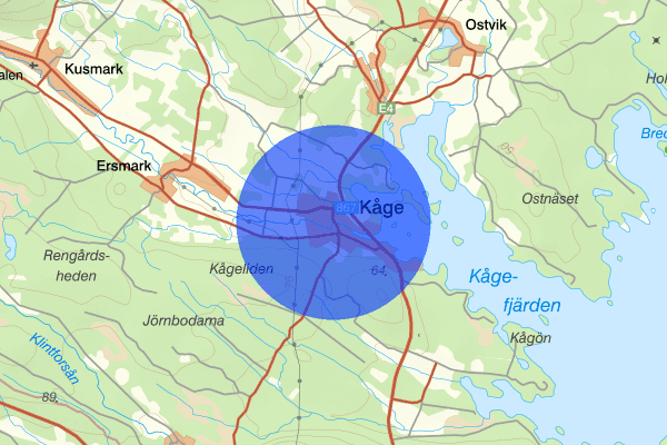 Kåge 22 augusti 09:26, Trafikolycka, Skellefteå