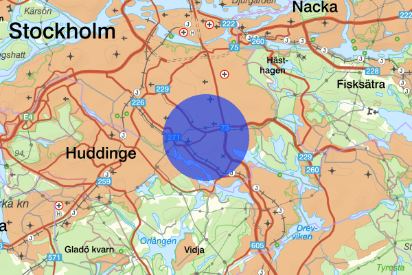 Hökarängen 24 augusti 20:31, Häleri, Stockholm