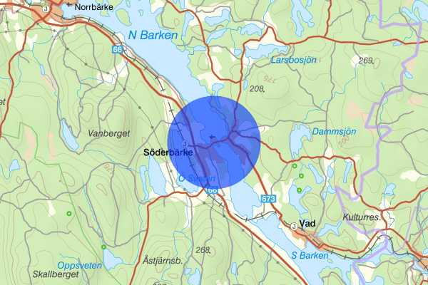 Söderbärke 25 augusti 11:04, Trafikolycka, Smedjebacken