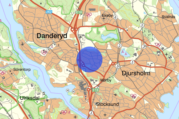 Karlsrovägen 26 augusti 19:26, Fylleri/LOB, Danderyd