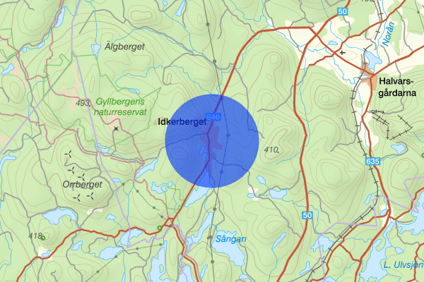 Idkerberget 28 augusti 16:58, Trafikolycka, Borlänge