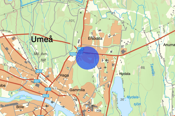 Mariedal 31 augusti 14:01, Rattfylleri, Umeå