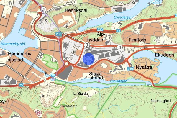 Marcusplatsen 31 augusti 01:48, Fylleri/LOB, Nacka