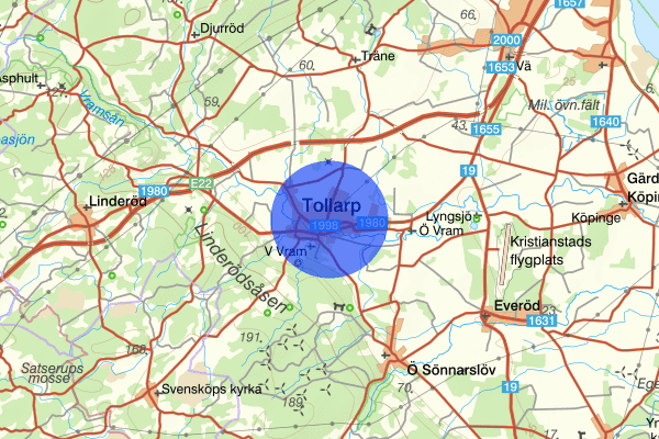 Tollarp 31 augusti 06:51, Trafikolycka, Kristianstad