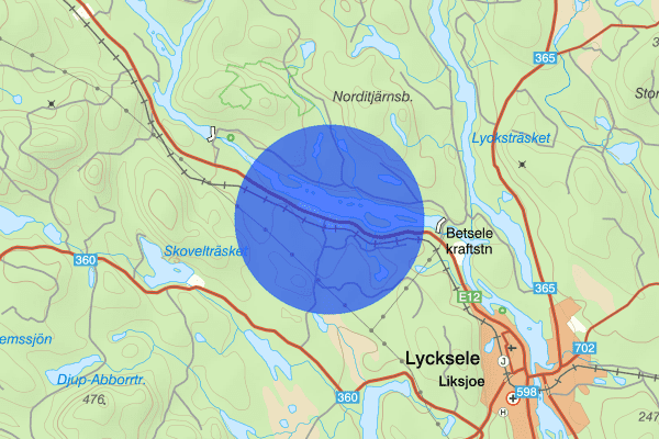 Betsele 30 augusti 15:05, Trafikkontroll, Lycksele