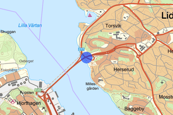 Lidingöbron 29 augusti 18:07, Trafikbrott, Lidingö