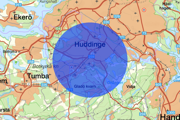 Huddinge 03 september 13:46, Räddningsinsats, Huddinge