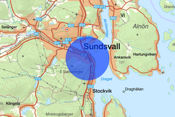 Kubikenborg 05 september 14:49, Trafikbrott, Sundsvall