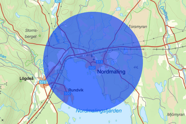 Nordmaling 06 september 07:54, Sammanfattning natt, Västerbottens län