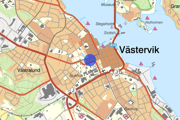 Västra Kyrkogatan 06 september 16:40, Trafikolycka, Västervik