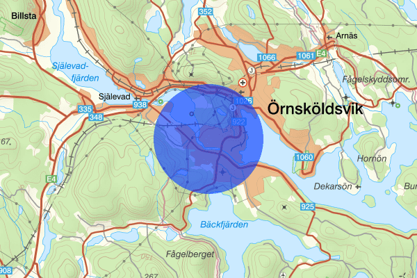 Hörnett 11 september 11:15, Rattfylleri, Örnsköldsvik