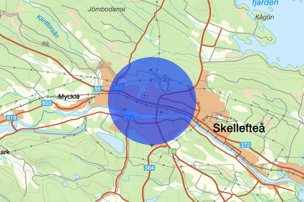 Norrböle 11 september 08:31, Trafikolycka, Skellefteå