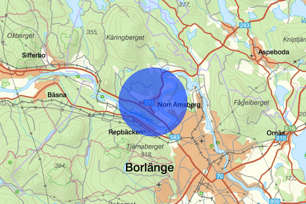 Norr Amsberg 11 september 13:36, Trafikolycka, Borlänge