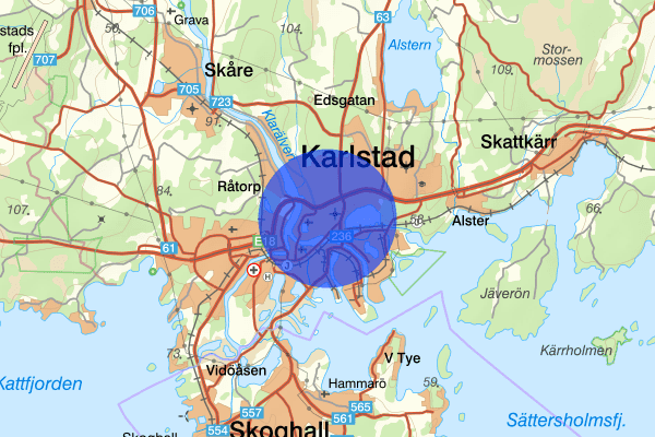 Norrstrand 12 september 19:48, Rattfylleri, Karlstad