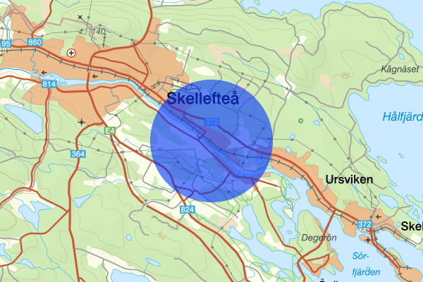 Bergsbyn 14 september 09:55, Trafikkontroll, Skellefteå