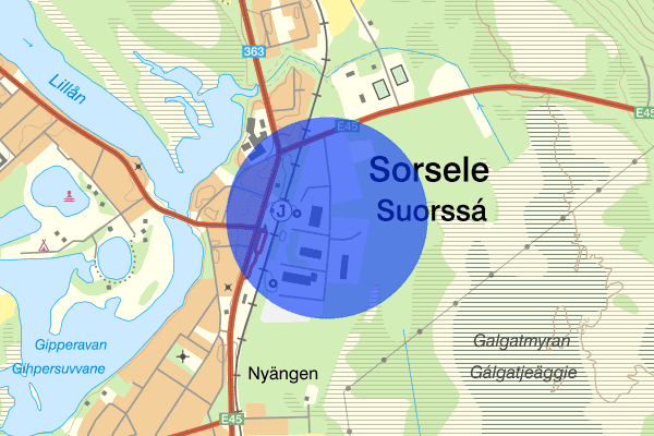 Långgatan 14 september 15:43, Trafikolycka, Sorsele