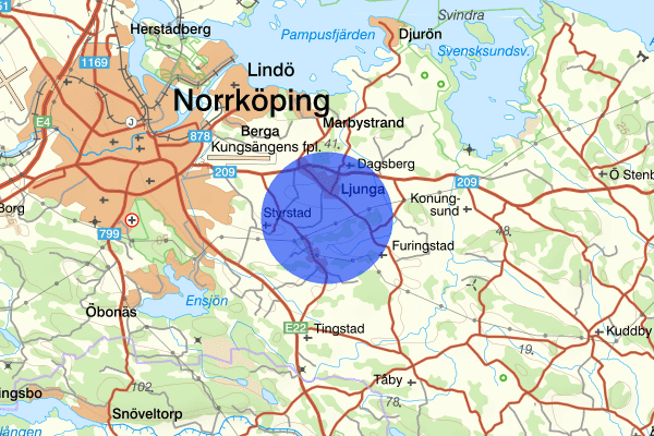 Eneby 15 september 22:00, Skottlossning, misstänkt, Norrköping