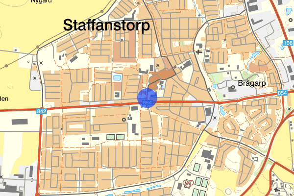 Storgatan 16 september 20:59, Brand, Staffanstorp