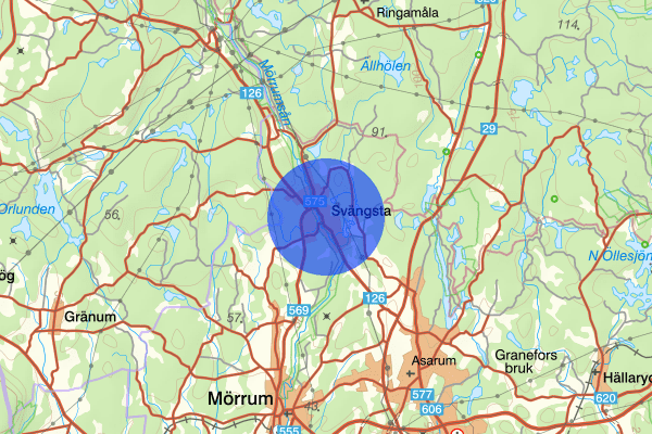 Svängsta 17 september 01:41, Rattfylleri, Karlshamn