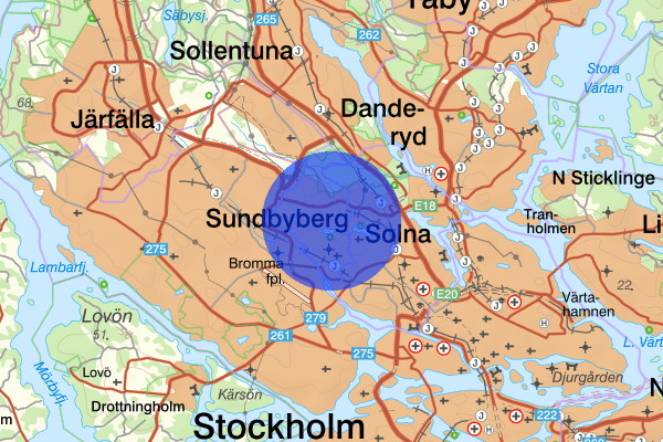 Hallonbergen 18 september 18:57, Rån, Sundbyberg