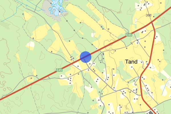 Tand vägskäl E45 19 september 17:47, Trafikkontroll, Östersund