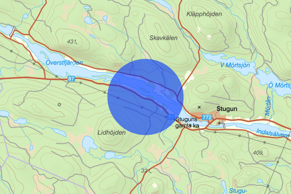 Torvalla 21 september 07:33, Sammanfattning natt, Jämtlands län