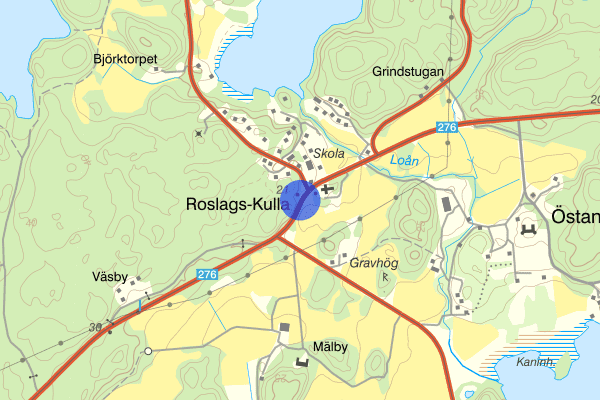 Roslags Kulla kyrka 24 september 11:02, Trafikolycka, personskada, Österåker