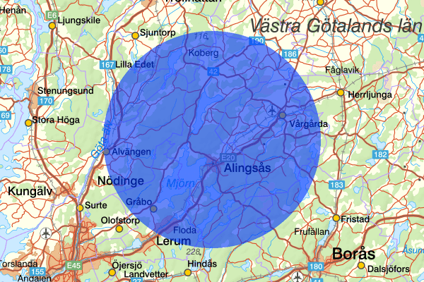  26 september 07:43, Mord/dråp, försök, Alingsås