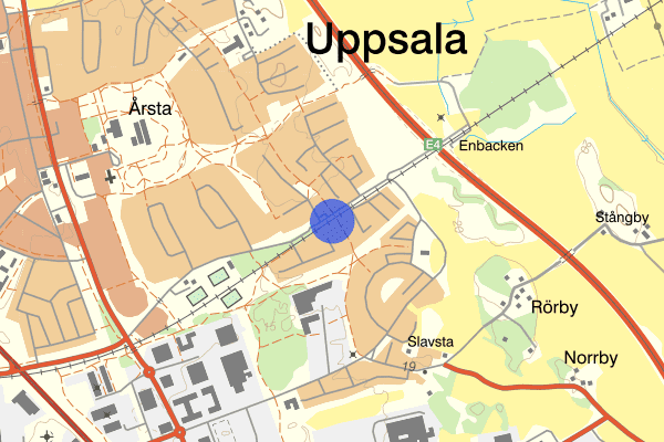 Årsta 26 september 21:29, Rån, Uppsala