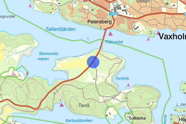 Bogesundsvägen 28 september 12:55, Trafikolycka, personskada, Vaxholm