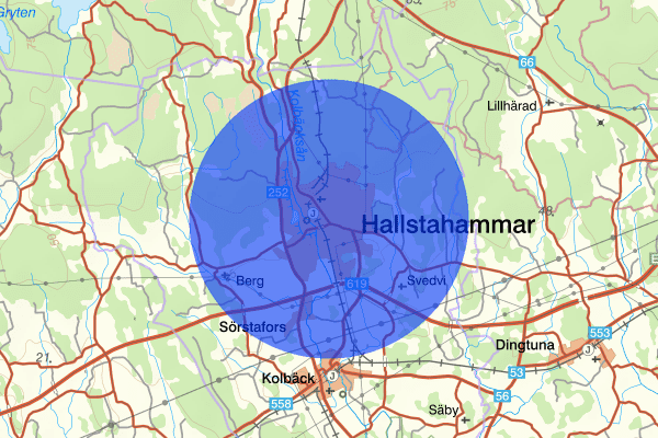 Hallstahammar 01 oktober 00:30, Trafikolycka, personskada, Hallstahammar