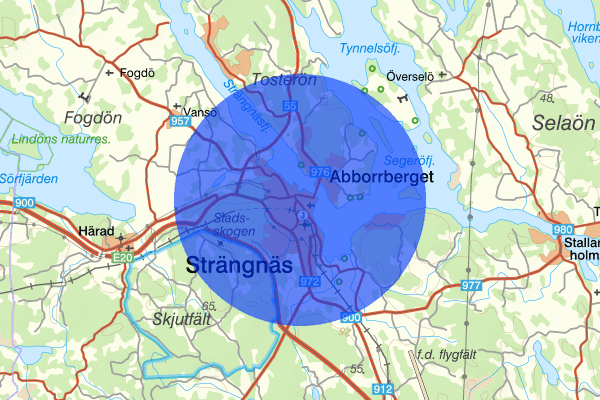 Strängnäs 04 oktober 08:00, Sammanfattning natt, Södermanlands län