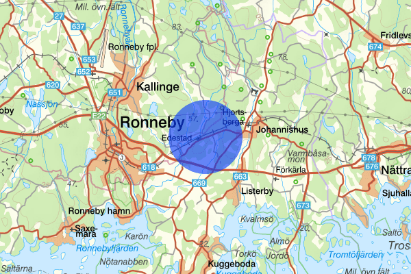 Edestad 05 oktober 16:28, Trafikolycka, Ronneby