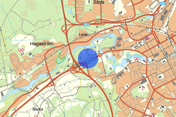 Skogsljusvägen 06 oktober 16:16, Trafikolycka, Gävle