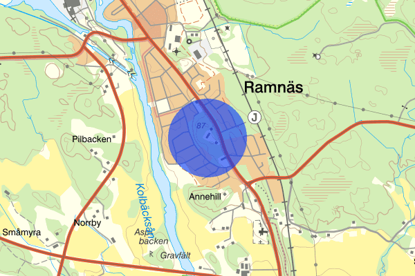 Hopslagarvägen 08 oktober 01:54, Brand, Surahammar