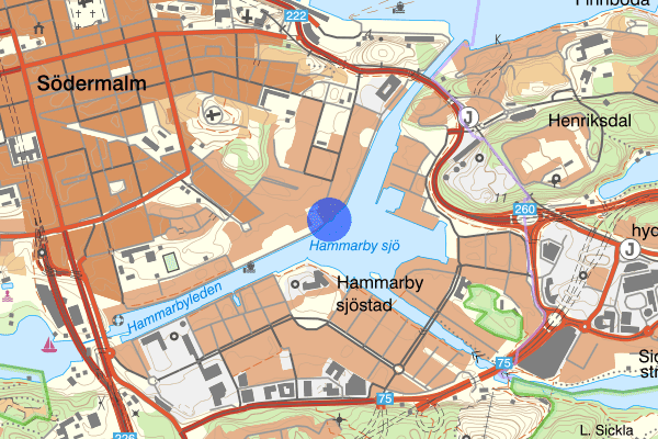 Norra Hammarbyhamnen 09 oktober 20:38, Brand, Stockholm