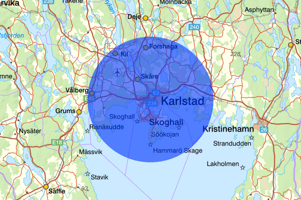 Karlstad 10 oktober 20:33, Trafikolycka, smitning från, Karlstad