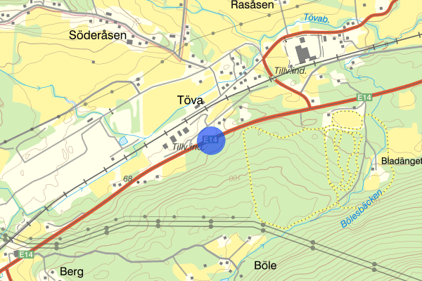 Töva E14 industriområde 11 oktober 19:15, Trafikolycka, Sundsvall