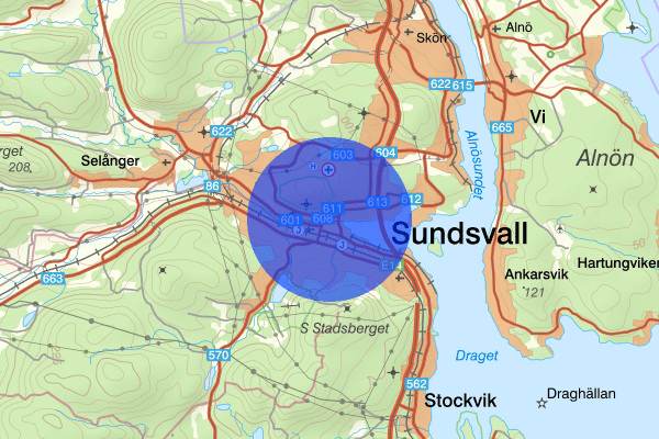 Norrmalm 11 oktober 20:08, Skadegörelse, Sundsvall