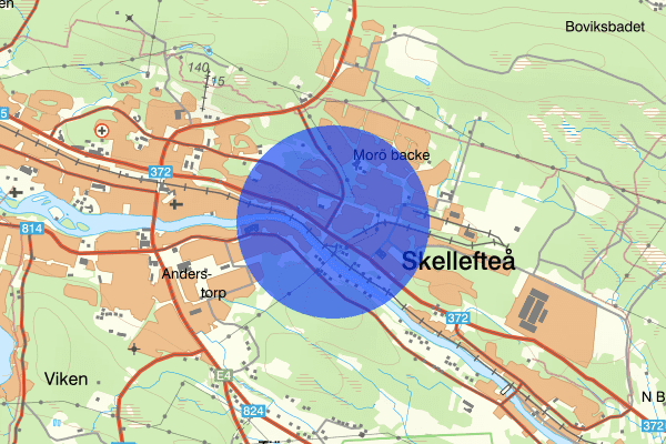 Hedensbyn 12 oktober 06:37, Trafikolycka, Skellefteå