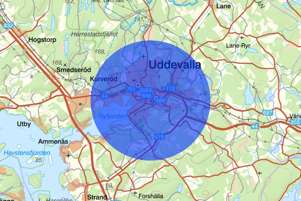 Uddevalla 13 oktober 15:35, Trafikolycka, personskada, Uddevalla