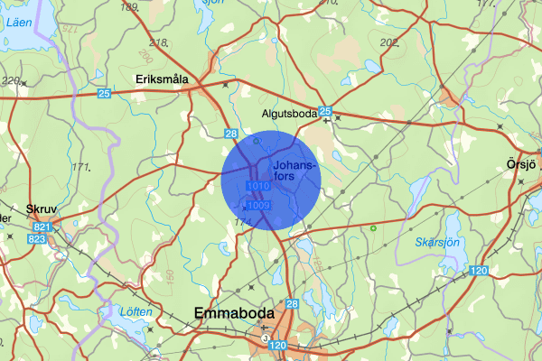 Johansfors 16 oktober 04:58, Olovlig körning, Emmaboda